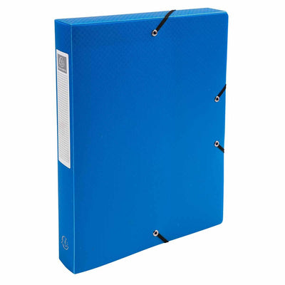 Elasticated Box File A4 40Mm Blue