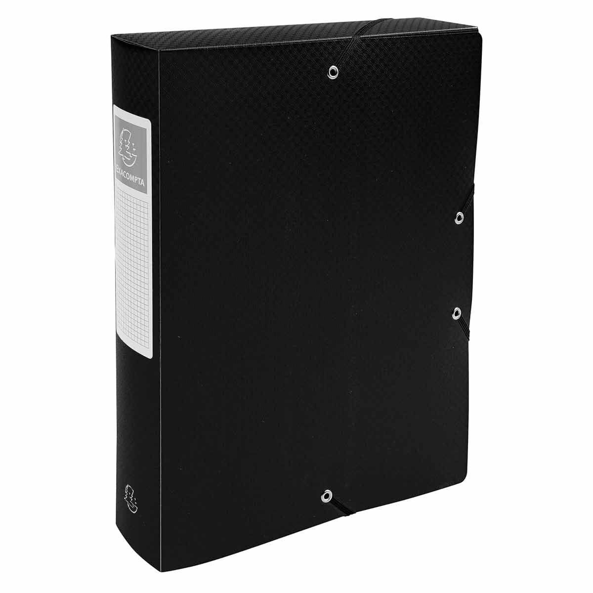 Elastic Box File black A4 60mm