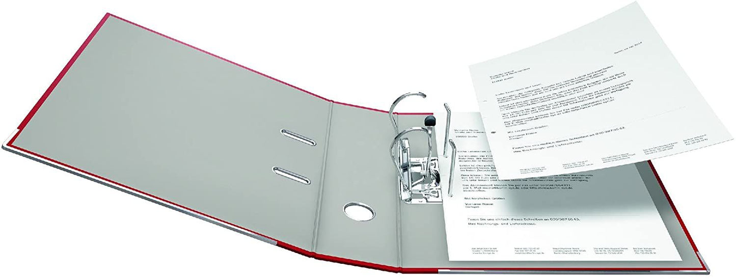 Lever Arch File A4 8Cm Red