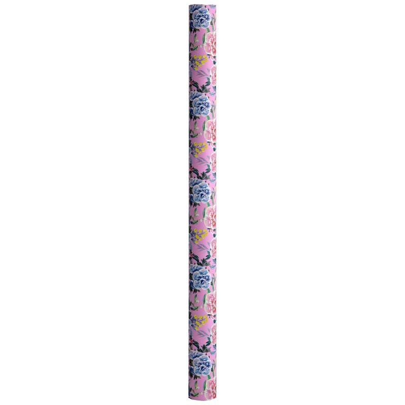 Gift Wrap Roll Roses - 2Mtrs X 70Cm
