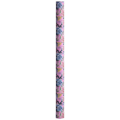 Gift Wrap Roll Roses - 2Mtrs X 70Cm