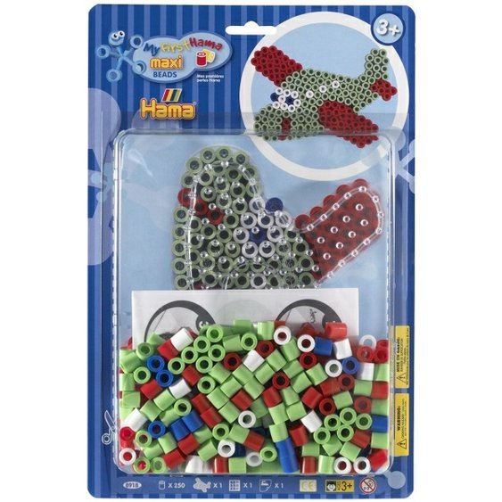 My First Hama Beads Maxi X250Pcs - Airoplane