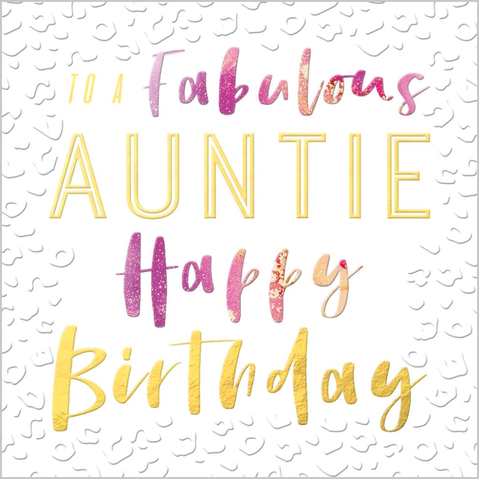 Auntie Birthday