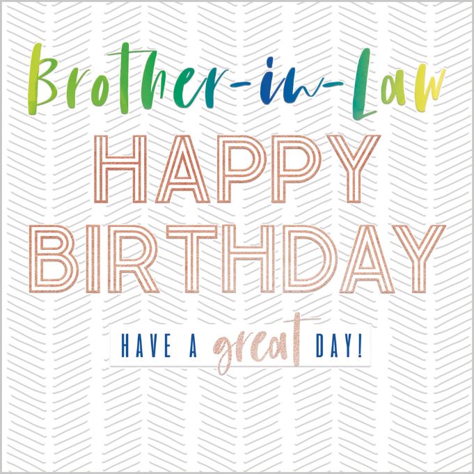 Brother-In-Law Happy Birthday