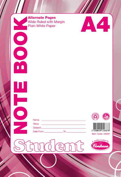 Notebook A4 1 Ruled 1 Plain