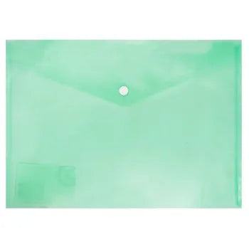 Button A4 Envelope Tranparent Green