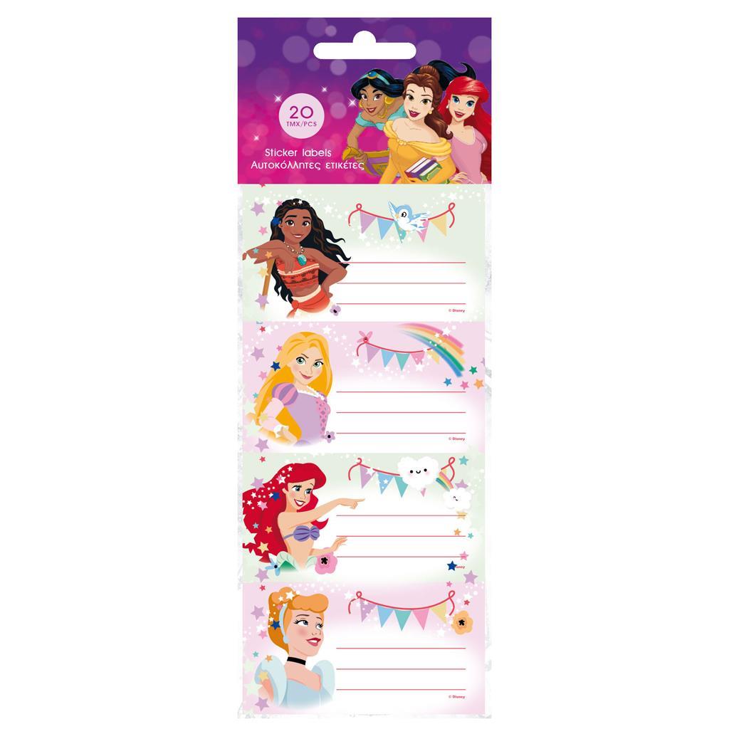 Sticker Labels Princess 20Pcs