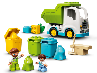 Lego Duplo Town Garbage Trucks And Recycling 10945