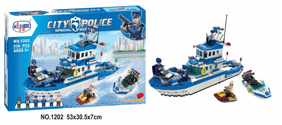 City Police Building Blocks 530Pcs 1202