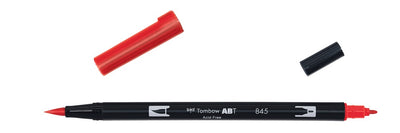 Tombow Dual Brush Pen Carmine 845