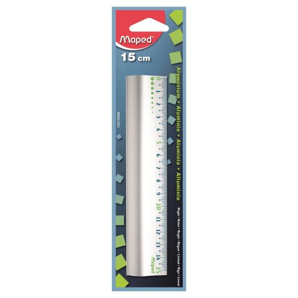 Aluminium 15Cm Ruler – Eduline Malta