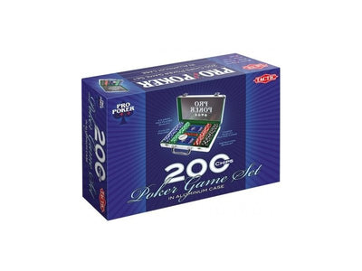 Poker Game Set In Aluminum Case X200 Chips