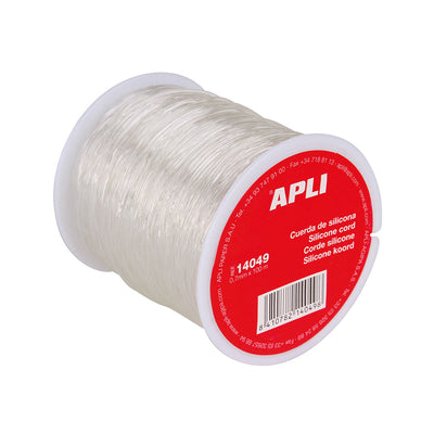 Coil Of Elastic Silicone Cord 0.7 Mm X 100Mtrs Transparent