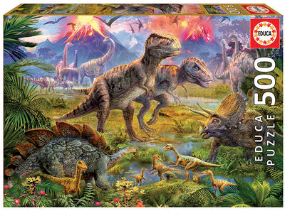 Jigsaw Puzzle - Dinosaur Gathering X500Pcs