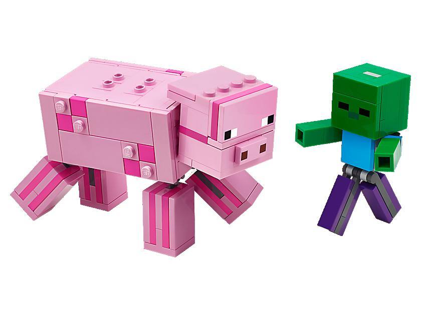 Lego Minecraft Pig 21157