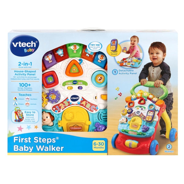 First Steps Baby Walker Red
