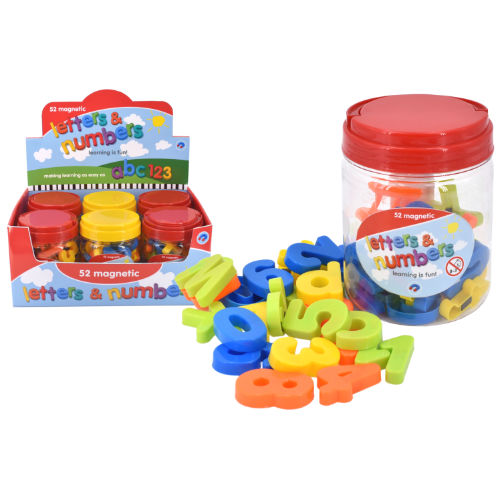 Letters And Numbers Magnetic X52Pcs