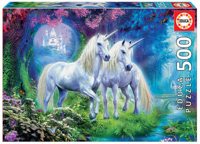 Jigsaw Puzzle - Unicorns In The Forest X500Pcs