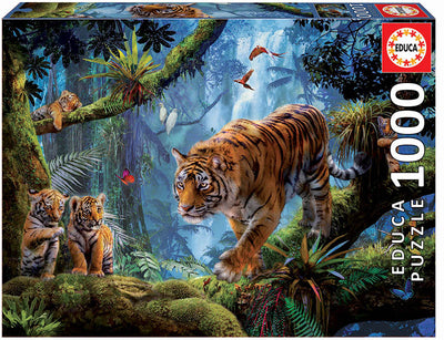 Puzzle Tiger In The Tree X 1000 Pcs