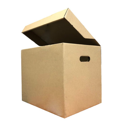 Archive Cartoon Box With Lid - 33X40X27Cm H