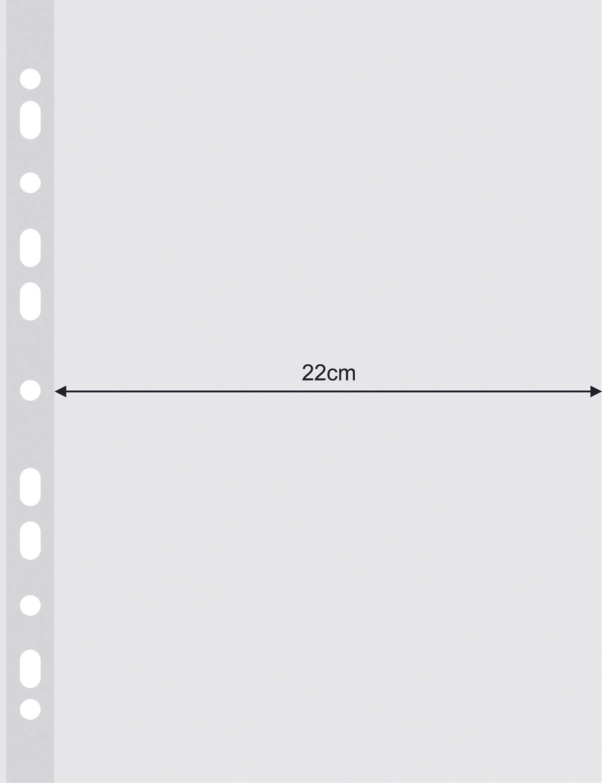 Punched Pockets Clear A4 Plus - 120 Microns - Pkt X25