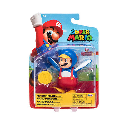 Super Mario - Penguin Mario With Coin