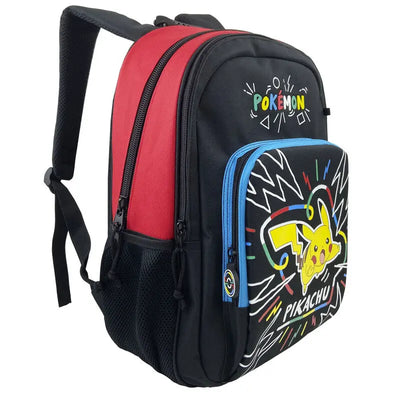 Pokemon Pikachu Backpack 42Cm - 2 Zipp Fit A4 Size