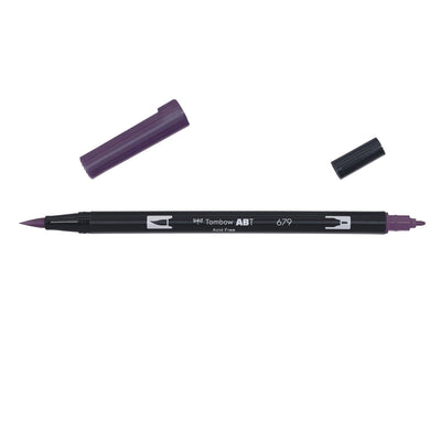 Tombow Dual Brush Pen Dark Plum 679
