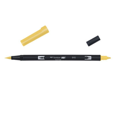 Tombow Dual Brush Pen Light Ochre 991