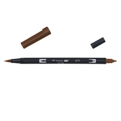 Tombow Dual Brush Pen Brown 879