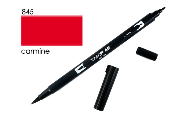 Tombow Dual Brush Pen Carmine 845