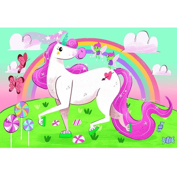 Puzzle 2X20 Pieces Unicorns Brilliant