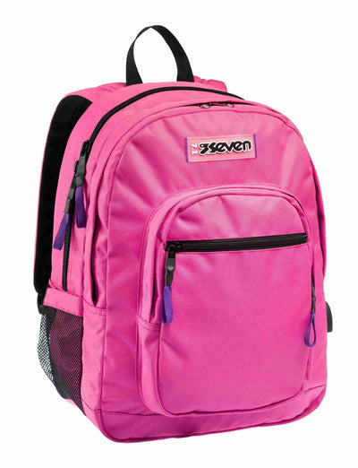 Seven Freethink Pink Backpack 2 Large Compartments