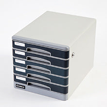 Metal File Cabinet - 5 Drawers With Lock