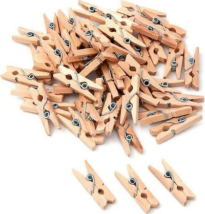 Wooden Pegs 25Mm
