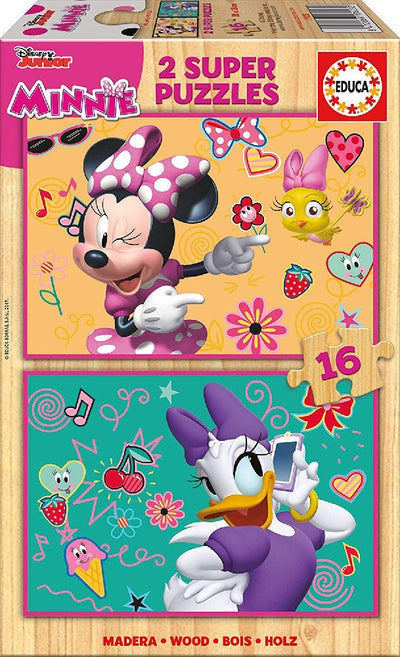 Minnie Mouse 2X16Pcs Puzzles