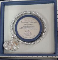 Botanical 2 Tone Glam Bracelet