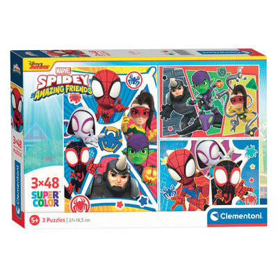 Spidey And His Amazing Friends - 3 Puzzles X48 Pcs