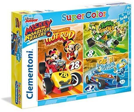 Minnie And The Roadstar Racers Puzzles 3X48Pcs