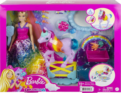 Barbie Rainbow Potty Unicorn Doll Playse