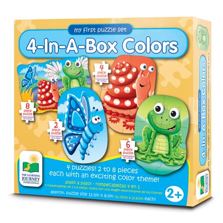 4 In A Box Colors Puzzle Set