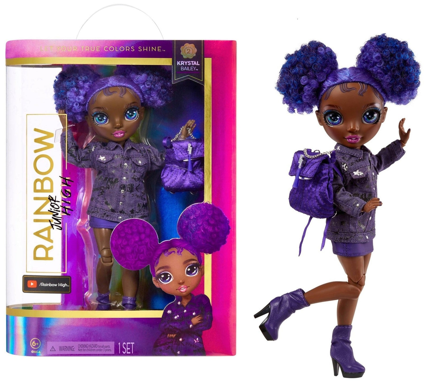 Rainbow High - Junior High Fashion Doll - Krystal Bailey