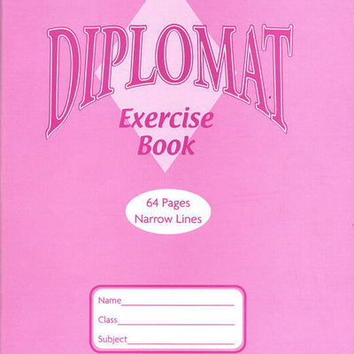 Exercise Book 64 Pages Narrow Lines