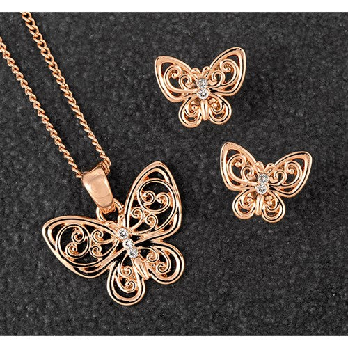 Filigree Butterfly Set
