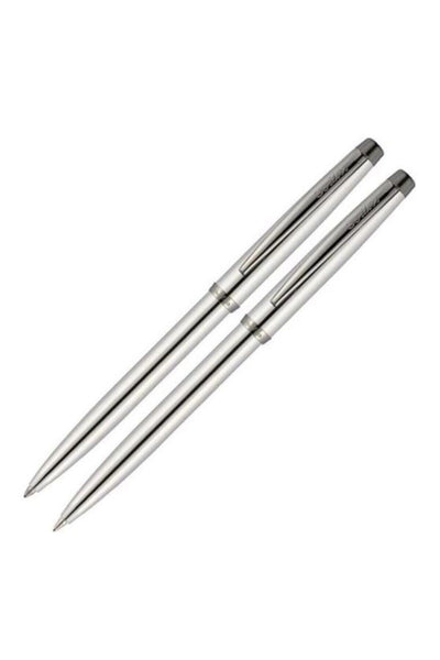 Ball Pen And Cluch Pencil Silver Set
