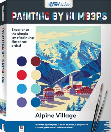 Painting By Numbers - Alpine Village