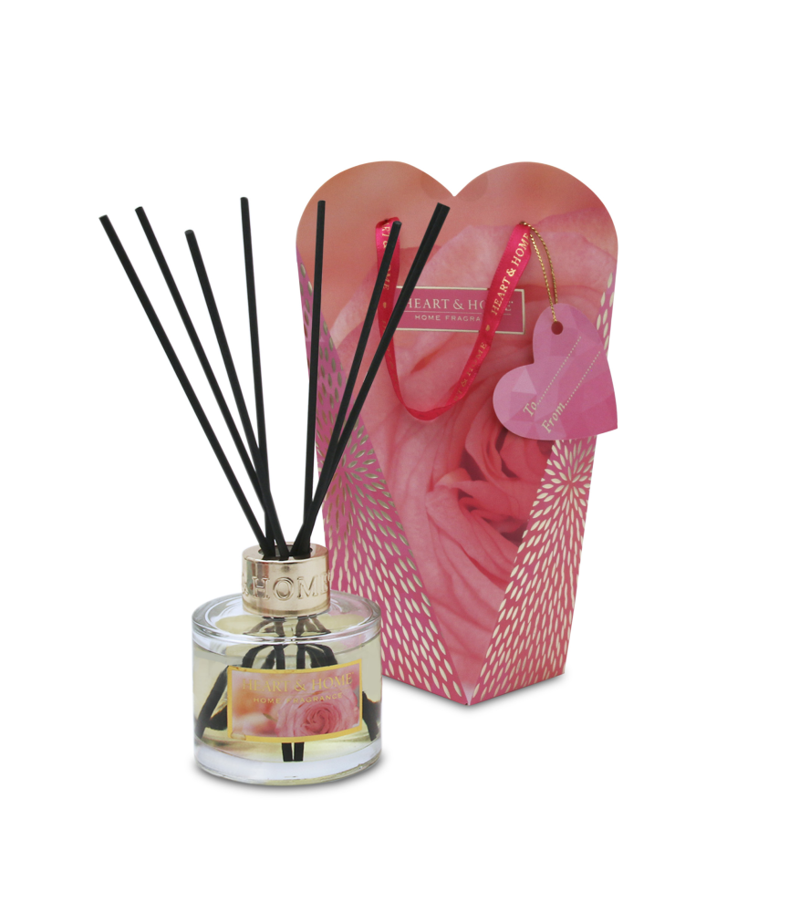 Candle - Fragrance Diffuser Rose Quartz Raspberry & Rose Blossom
