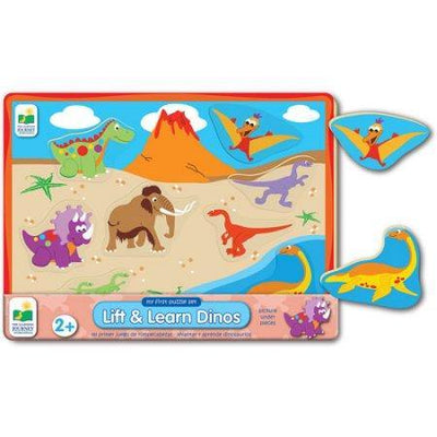 Lift And Learn Dinos Wooden Puzzle