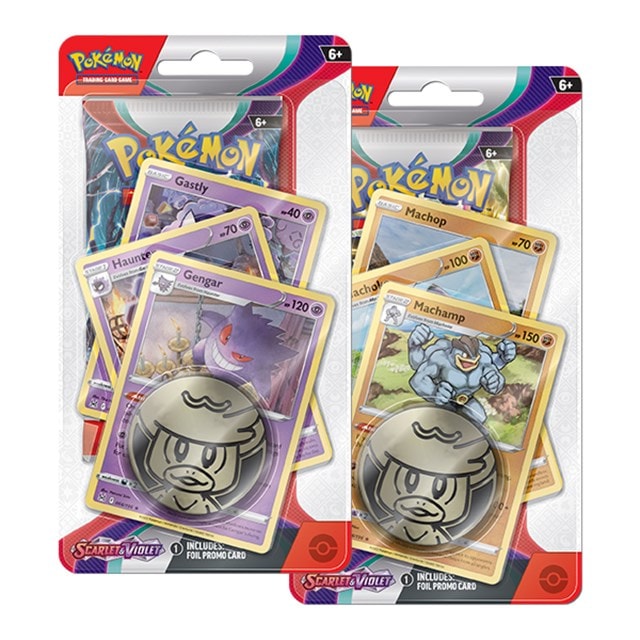 Scarlet & Violet Premium Checklane Display Pokemon Trading Cards X1Pkt