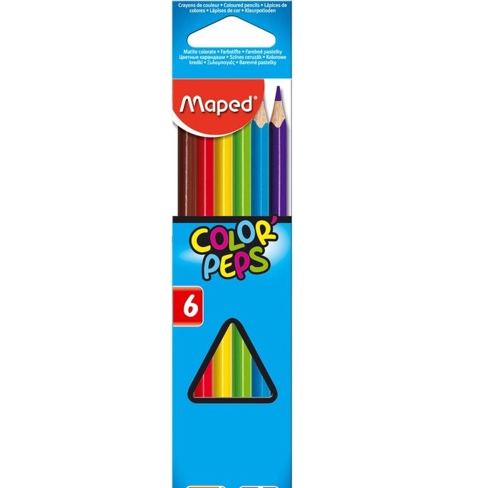 Maped Colored Pencils Color Peps X 6 Colors